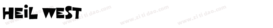 Heil West字体转换